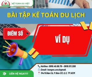 Bài tập kế toán du lịch